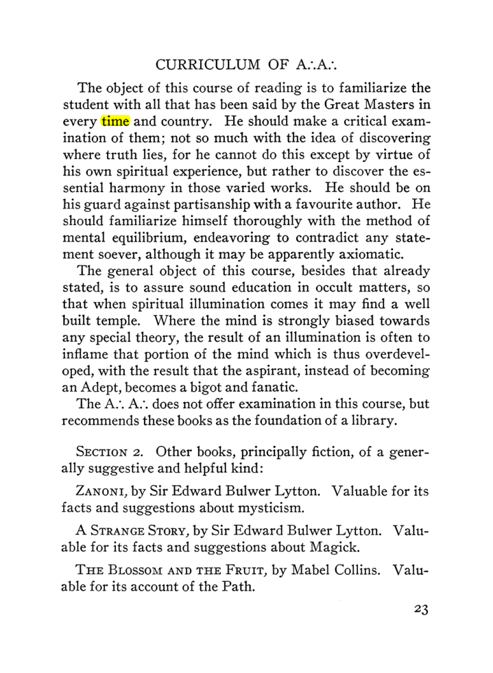Original scan of The Equinox (Volume III, Number I), PDF page 29