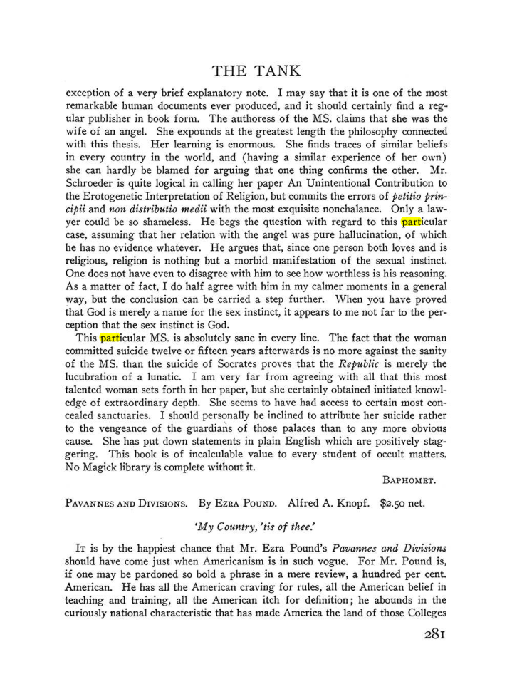 Original scan of The Equinox (Volume III, Number I), PDF page 295