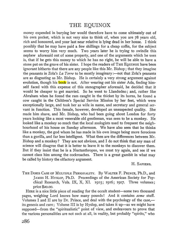 Original scan of The Equinox (Volume III, Number I), PDF page 300