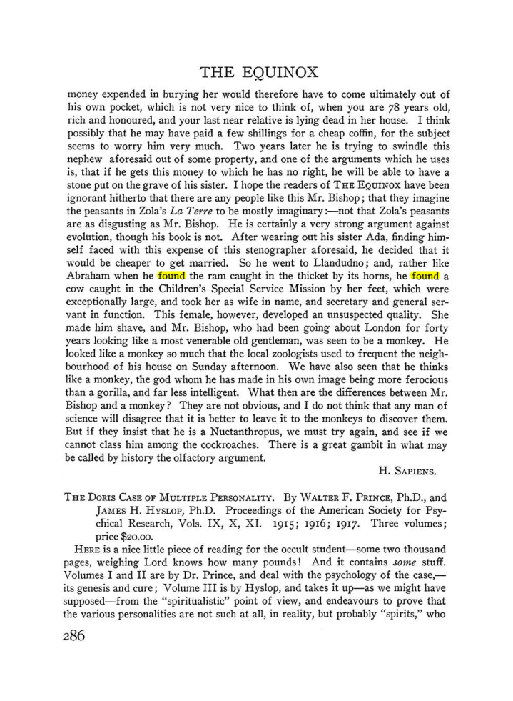 Original scan of The Equinox (Volume III, Number I), PDF page 300