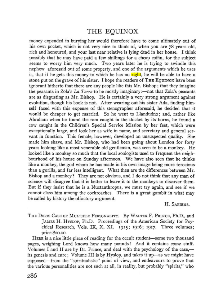 Original scan of The Equinox (Volume III, Number I), PDF page 300