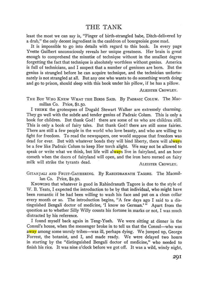 Original scan of The Equinox (Volume III, Number I), PDF page 305