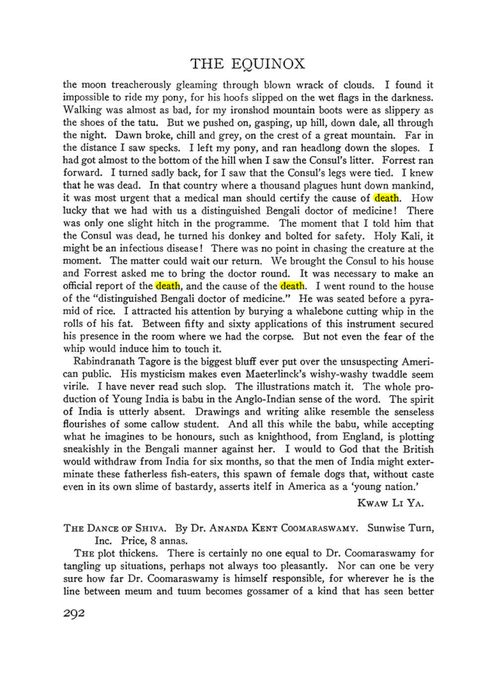 Original scan of The Equinox (Volume III, Number I), PDF page 306