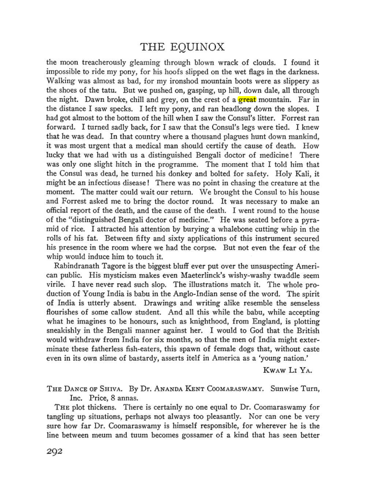 Original scan of The Equinox (Volume III, Number I), PDF page 306