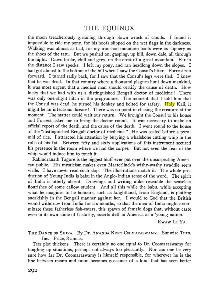 Original scan of The Equinox (Volume III, Number I), PDF page 306