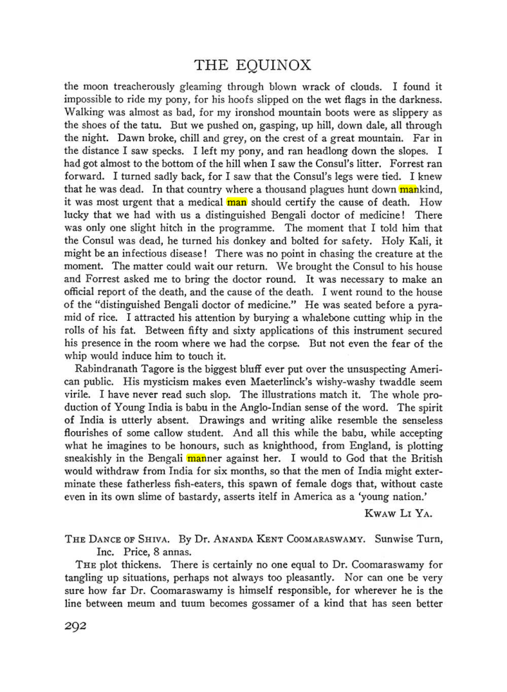 Original scan of The Equinox (Volume III, Number I), PDF page 306