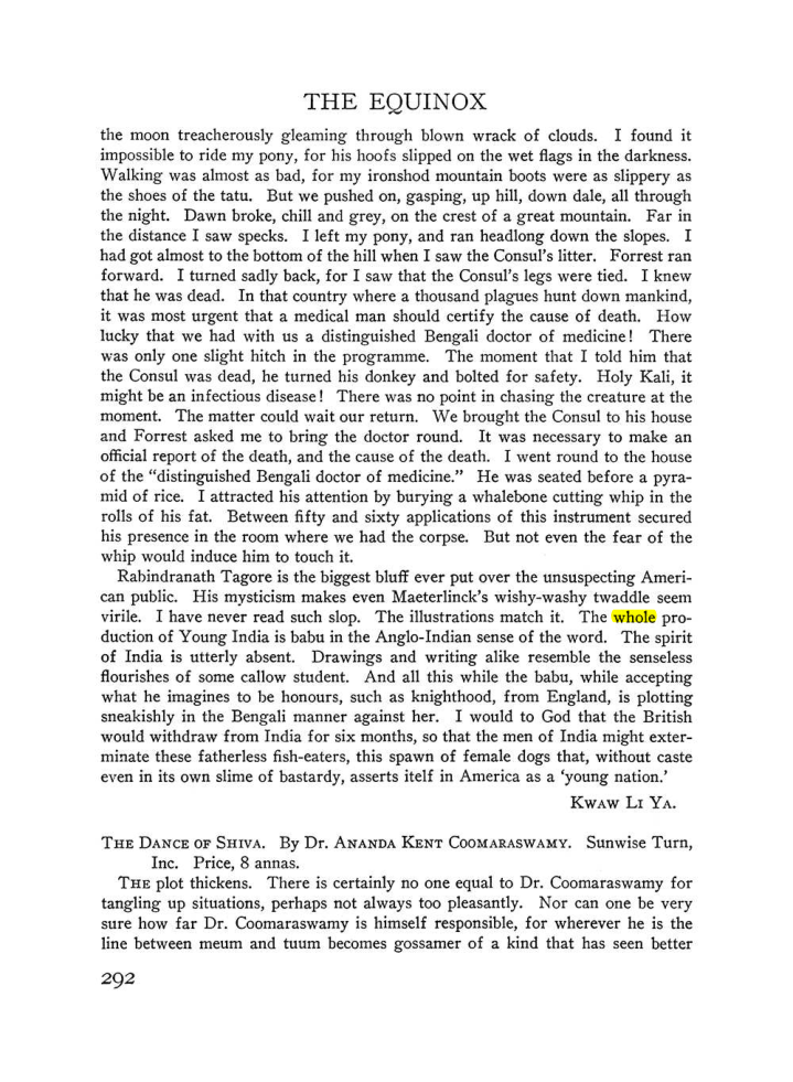 Original scan of The Equinox (Volume III, Number I), PDF page 306