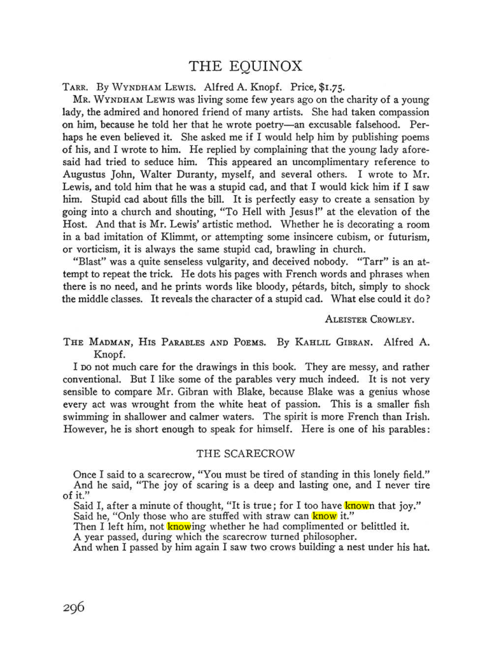 Original scan of The Equinox (Volume III, Number I), PDF page 310