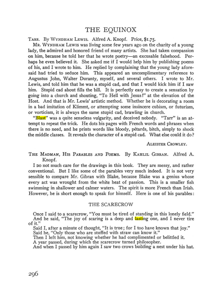Original scan of The Equinox (Volume III, Number I), PDF page 310