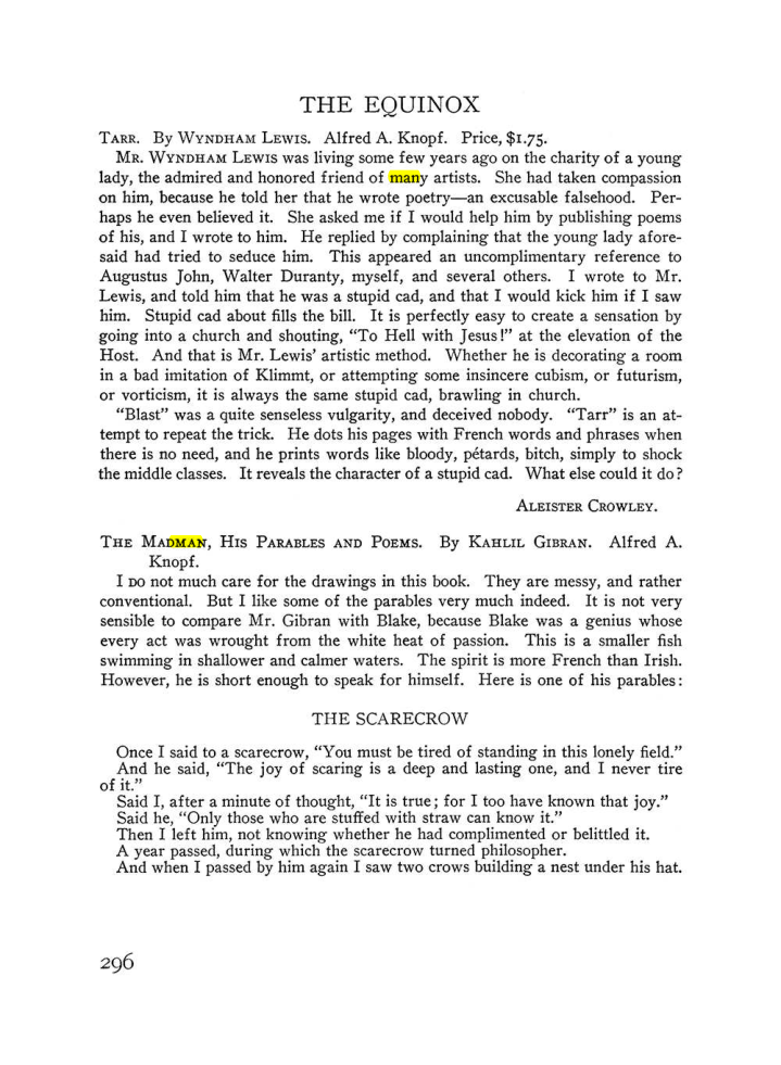 Original scan of The Equinox (Volume III, Number I), PDF page 310