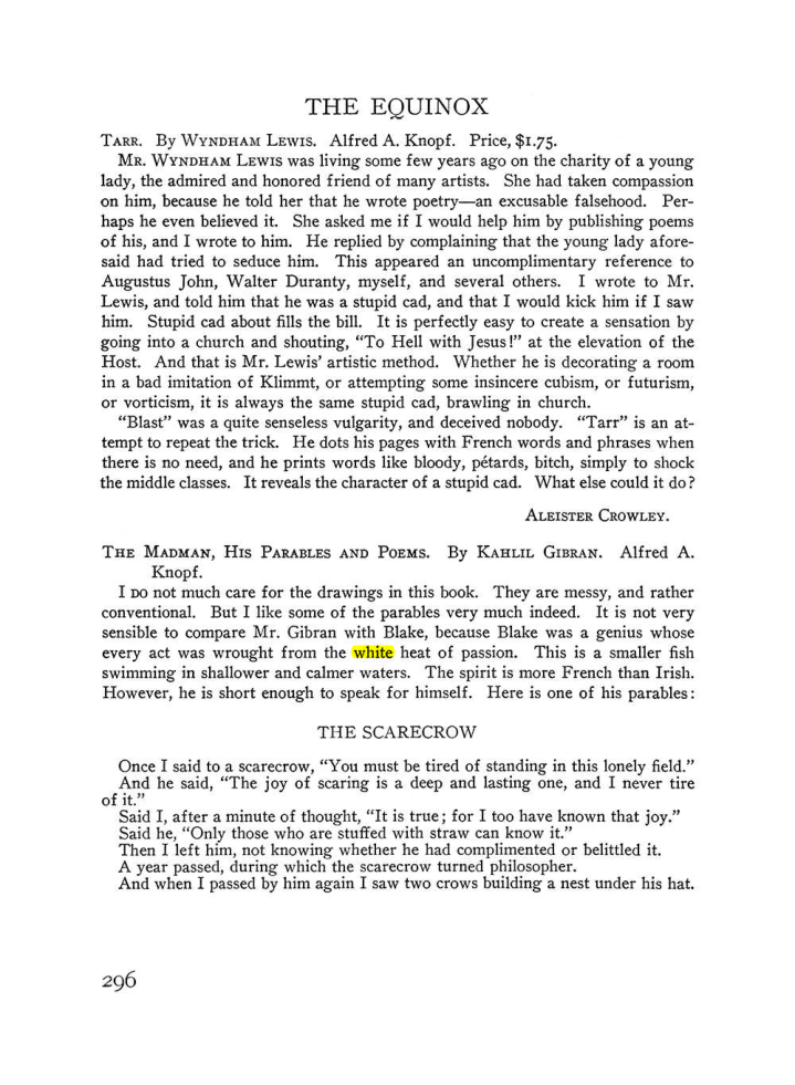 Original scan of The Equinox (Volume III, Number I), PDF page 310