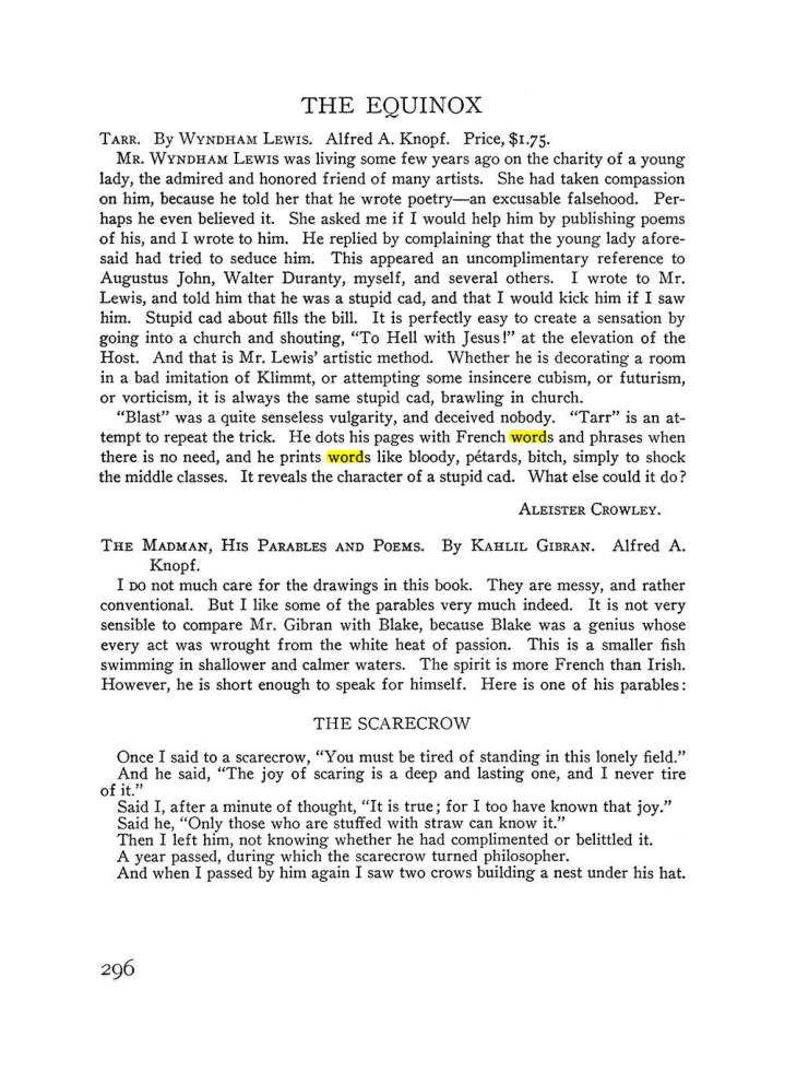 Original scan of The Equinox (Volume III, Number I), PDF page 310