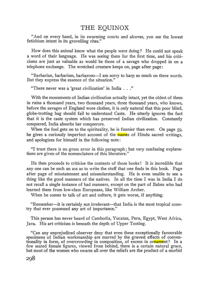 Original scan of The Equinox (Volume III, Number I), PDF page 312