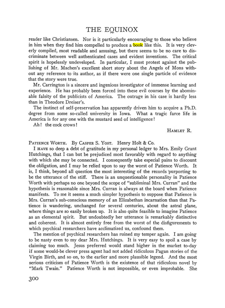 Original scan of The Equinox (Volume III, Number I), PDF page 314