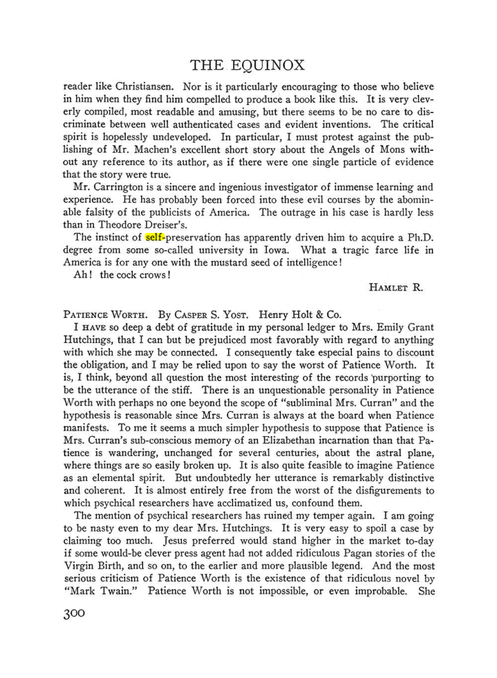 Original scan of The Equinox (Volume III, Number I), PDF page 314