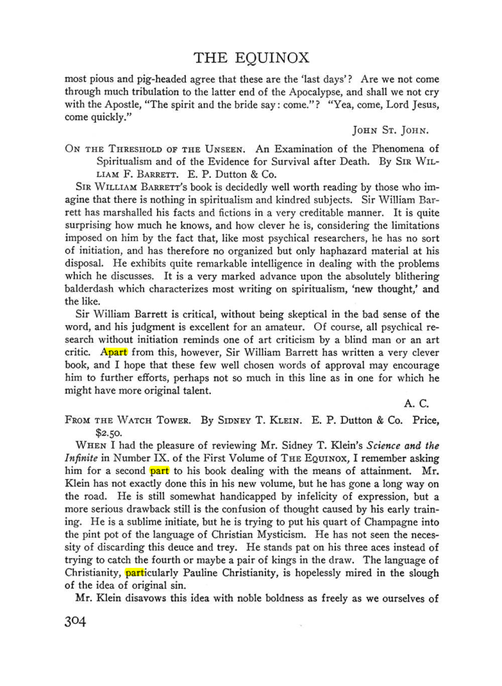 Original scan of The Equinox (Volume III, Number I), PDF page 318