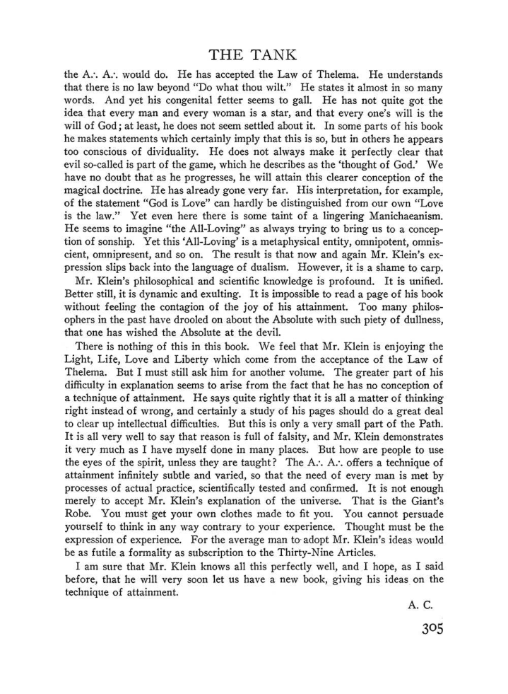 Original scan of The Equinox (Volume III, Number I), PDF page 319