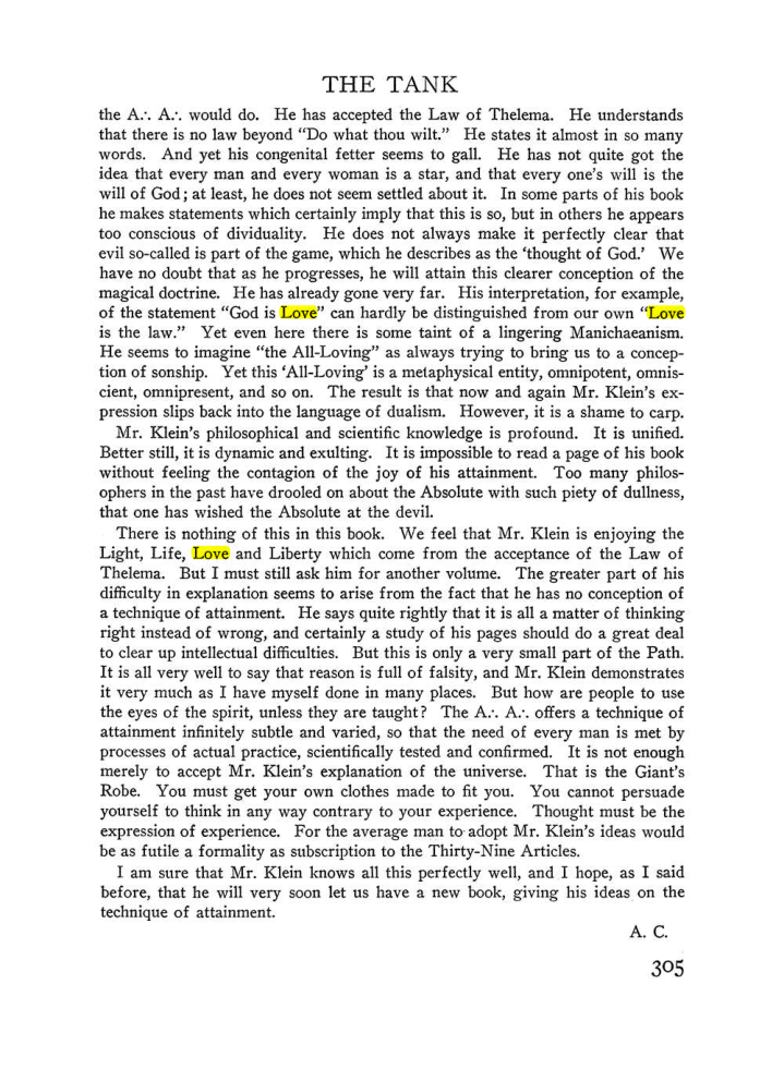 Original scan of The Equinox (Volume III, Number I), PDF page 319