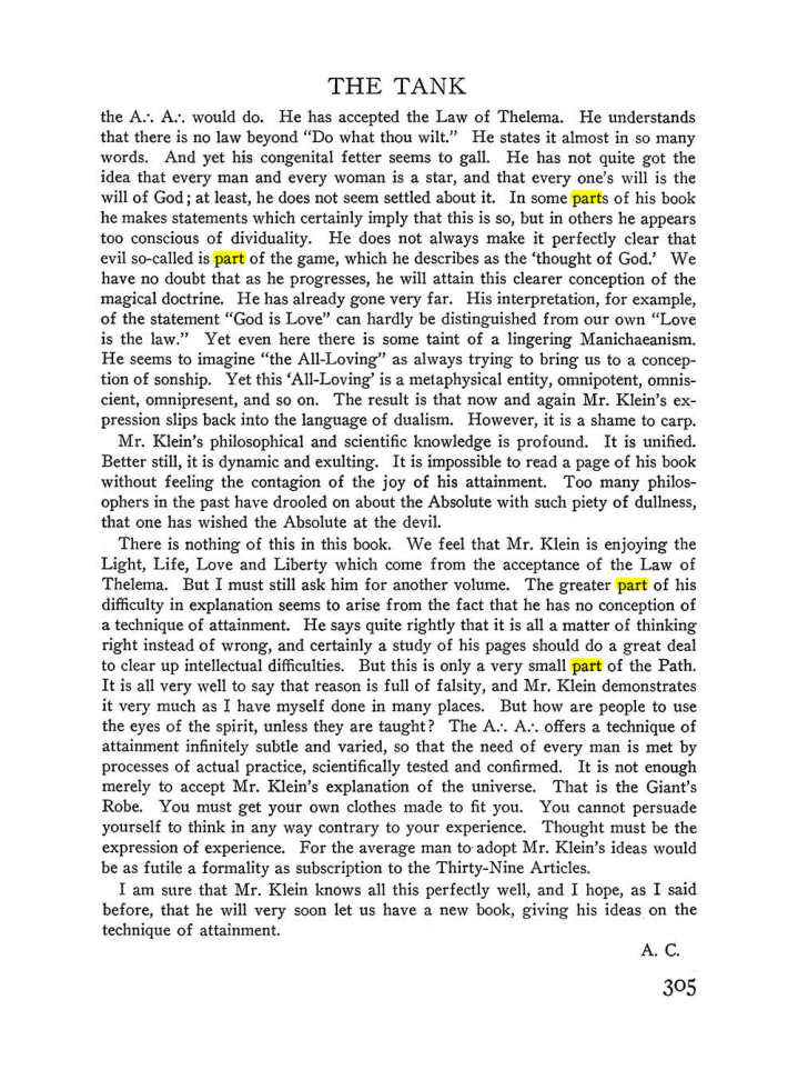 Original scan of The Equinox (Volume III, Number I), PDF page 319
