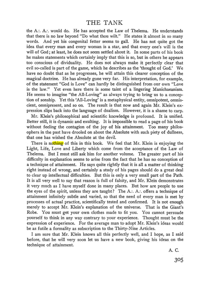 Original scan of The Equinox (Volume III, Number I), PDF page 319