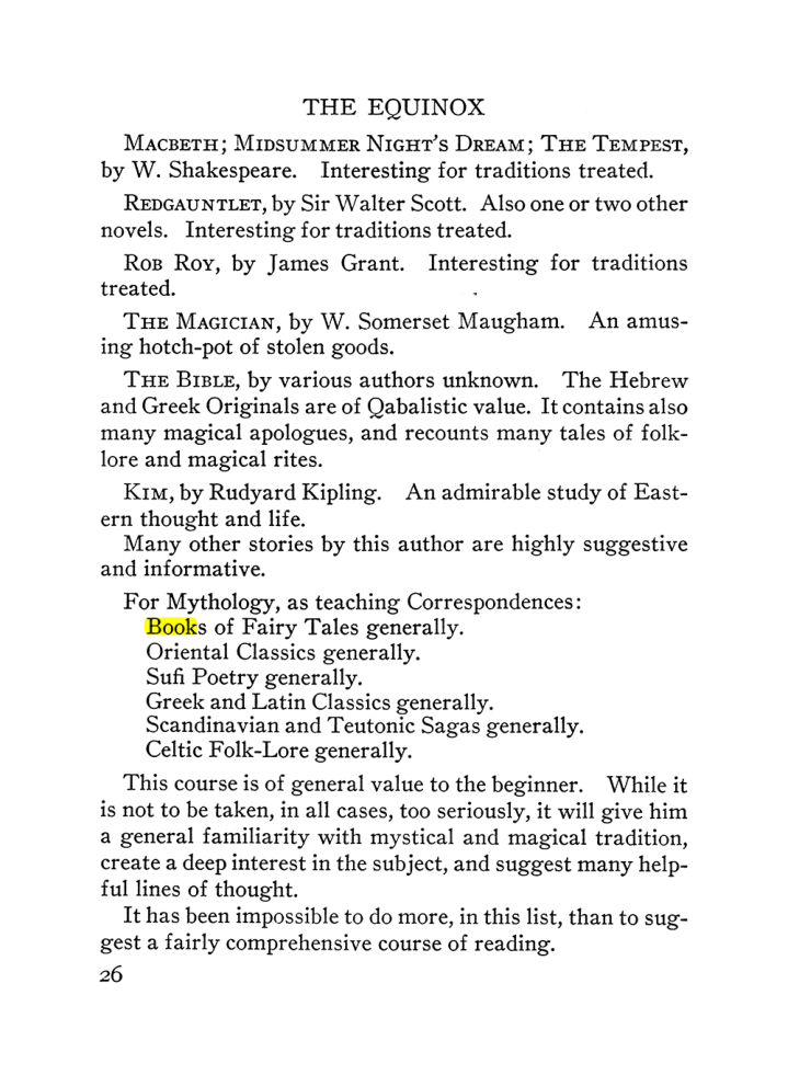 Original scan of The Equinox (Volume III, Number I), PDF page 32