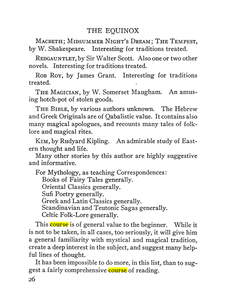 Original scan of The Equinox (Volume III, Number I), PDF page 32
