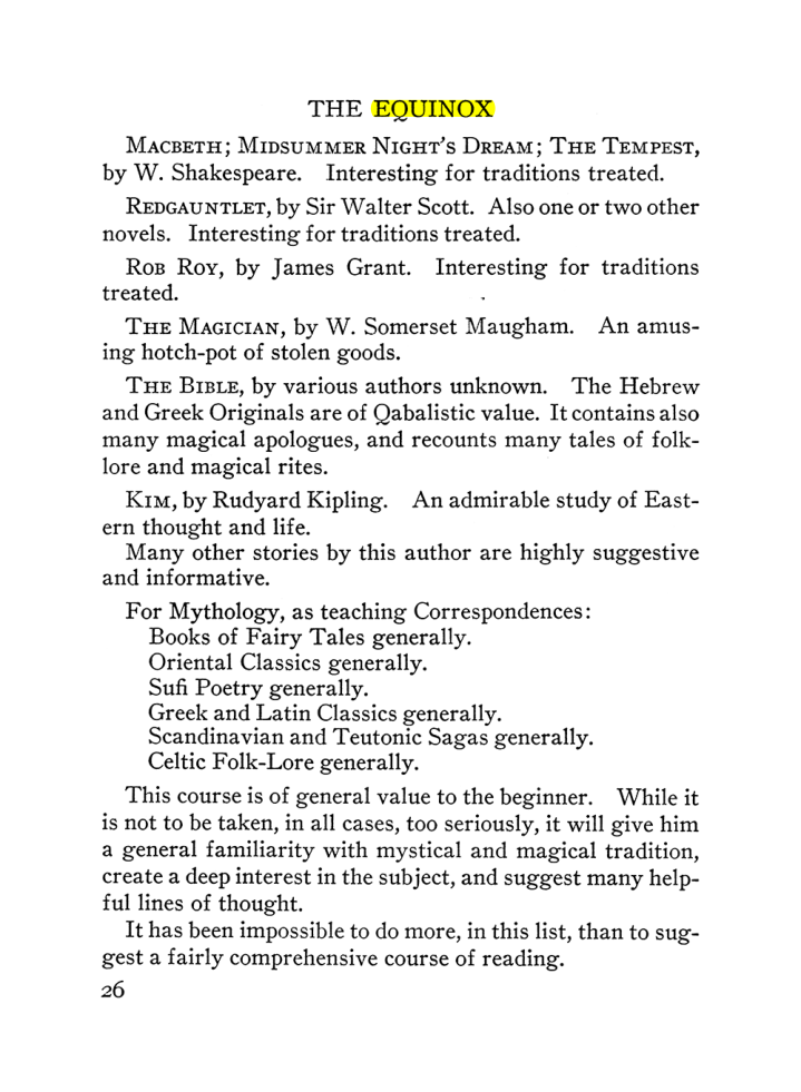 Original scan of The Equinox (Volume III, Number I), PDF page 32
