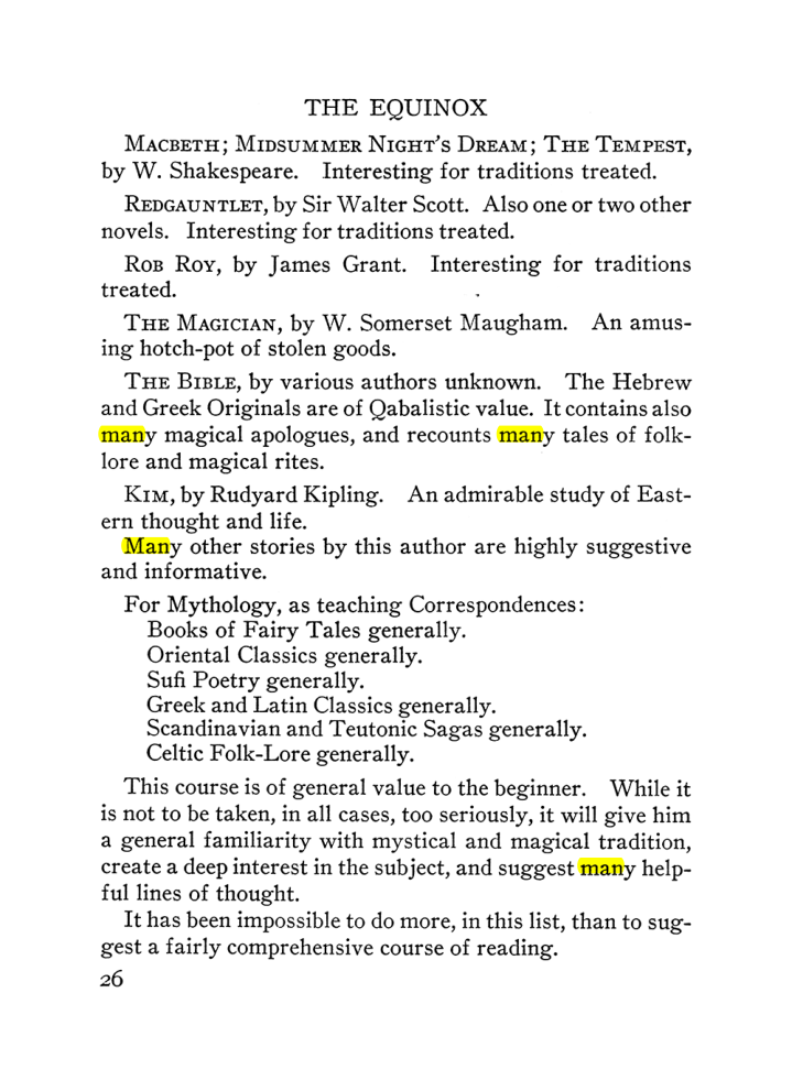 Original scan of The Equinox (Volume III, Number I), PDF page 32