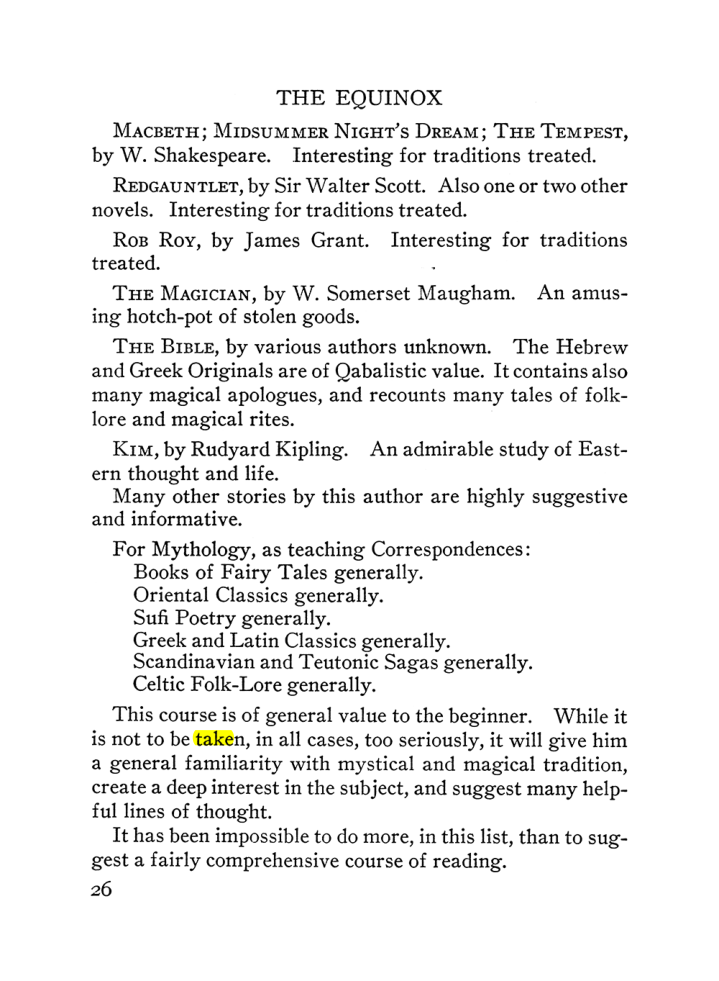 Original scan of The Equinox (Volume III, Number I), PDF page 32