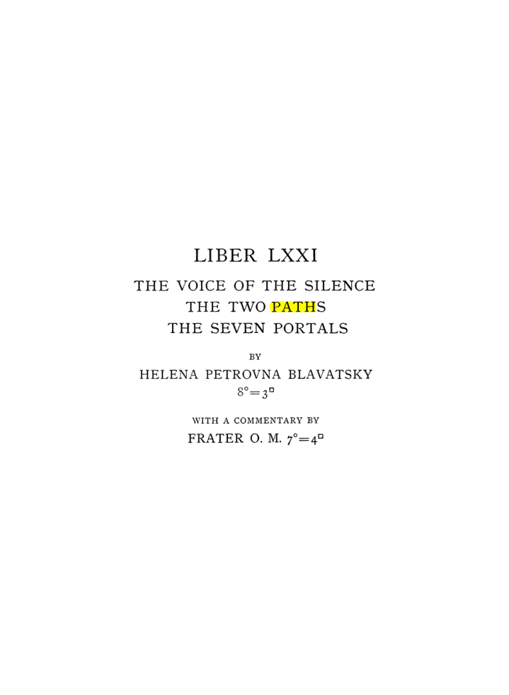 Original scan of The Equinox (Volume III, Number I), PDF page 322