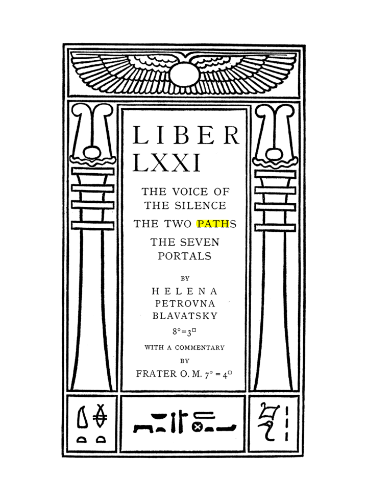Original scan of The Equinox (Volume III, Number I), PDF page 323