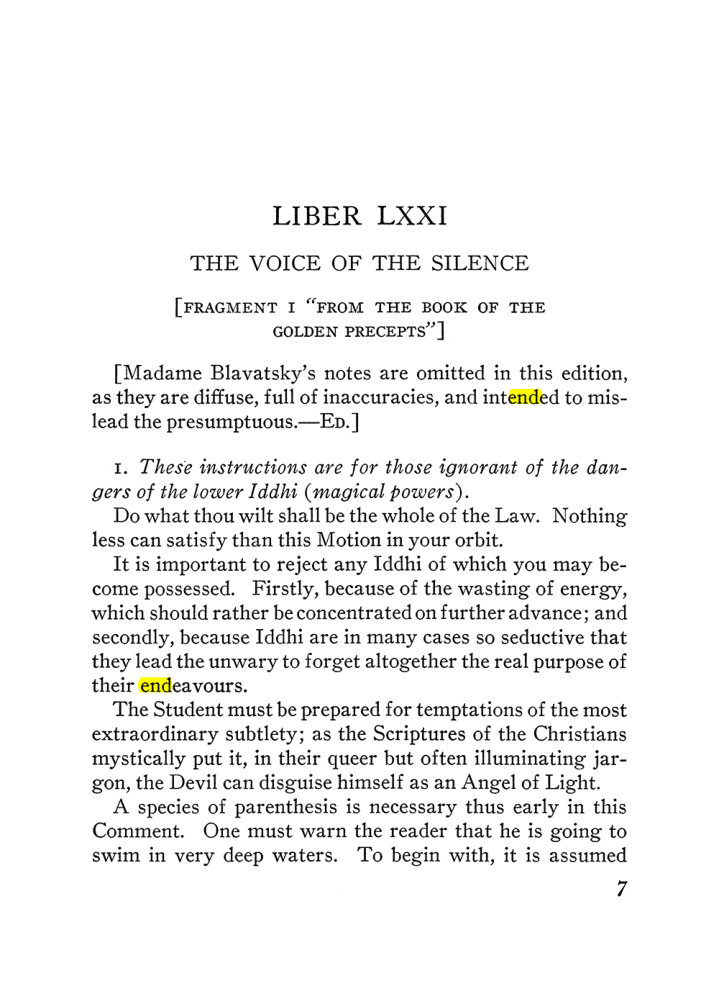 Original scan of The Equinox (Volume III, Number I), PDF page 329