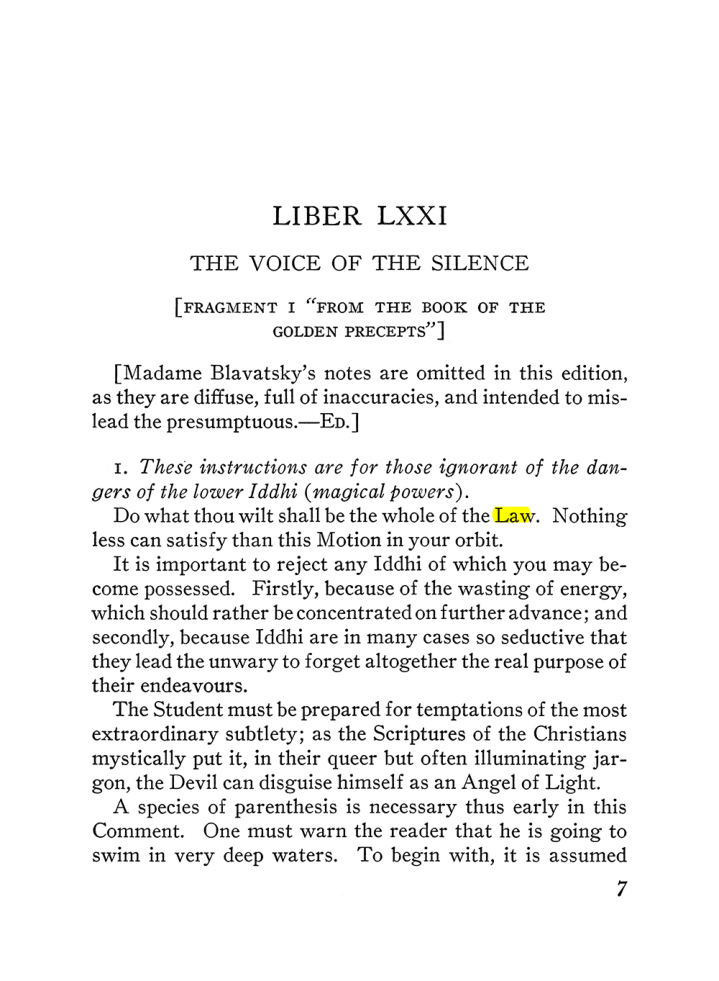 Original scan of The Equinox (Volume III, Number I), PDF page 329