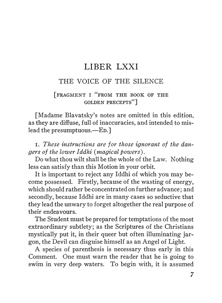 Original scan of The Equinox (Volume III, Number I), PDF page 329