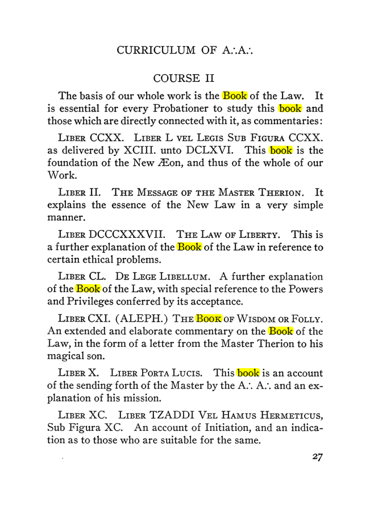 Original scan of The Equinox (Volume III, Number I), PDF page 33