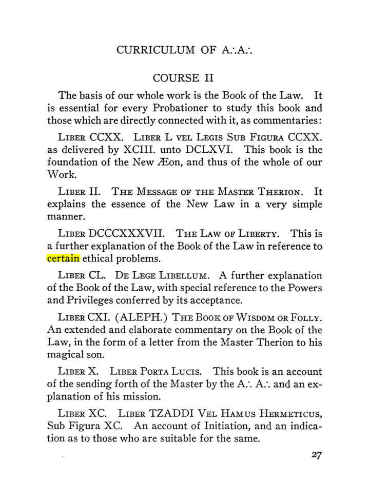 Original scan of The Equinox (Volume III, Number I), PDF page 33
