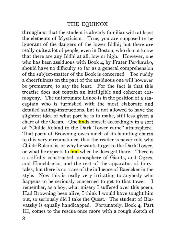 Original scan of The Equinox (Volume III, Number I), PDF page 330