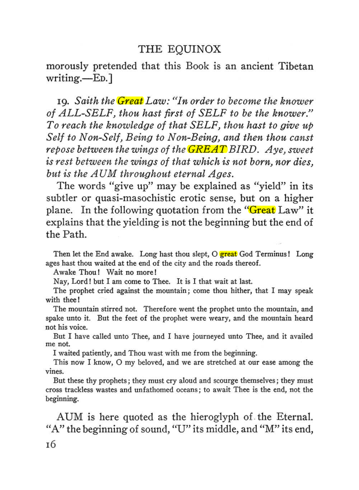 Original scan of The Equinox (Volume III, Number I), PDF page 338