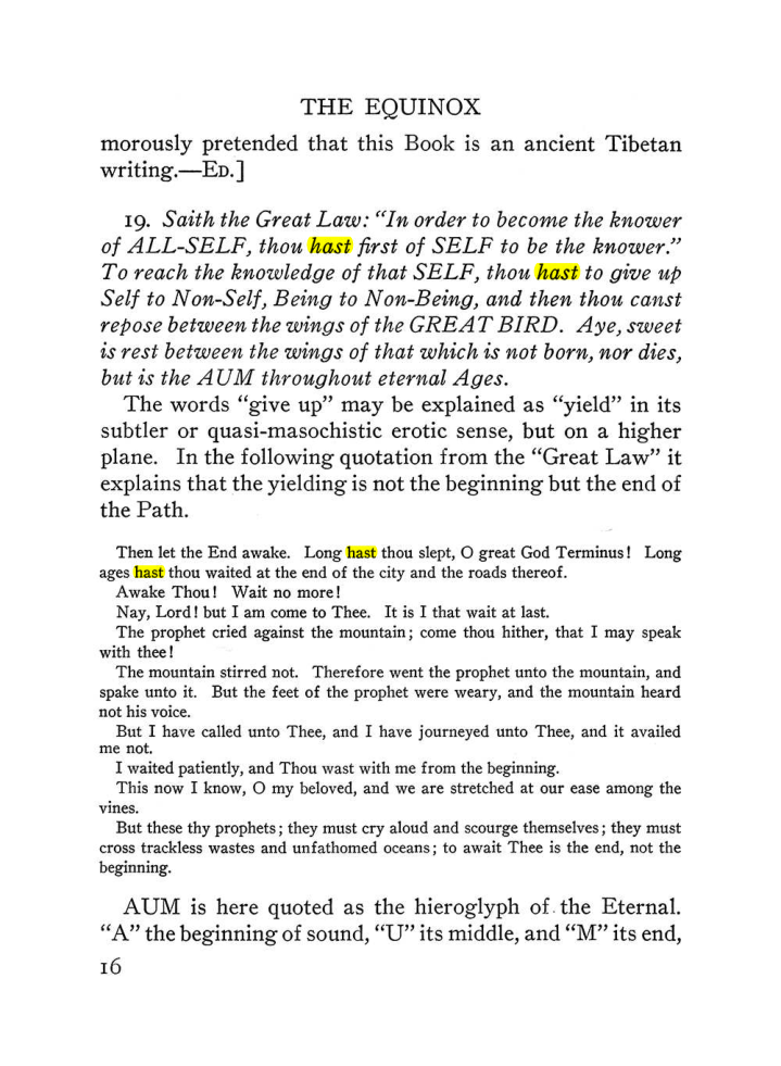 Original scan of The Equinox (Volume III, Number I), PDF page 338