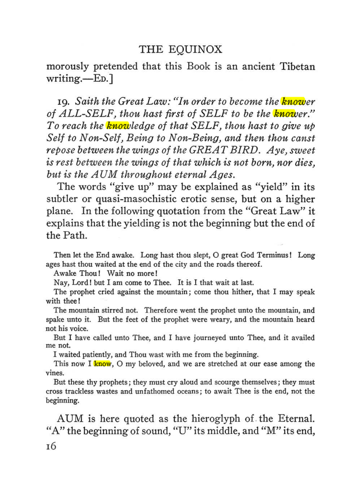 Original scan of The Equinox (Volume III, Number I), PDF page 338