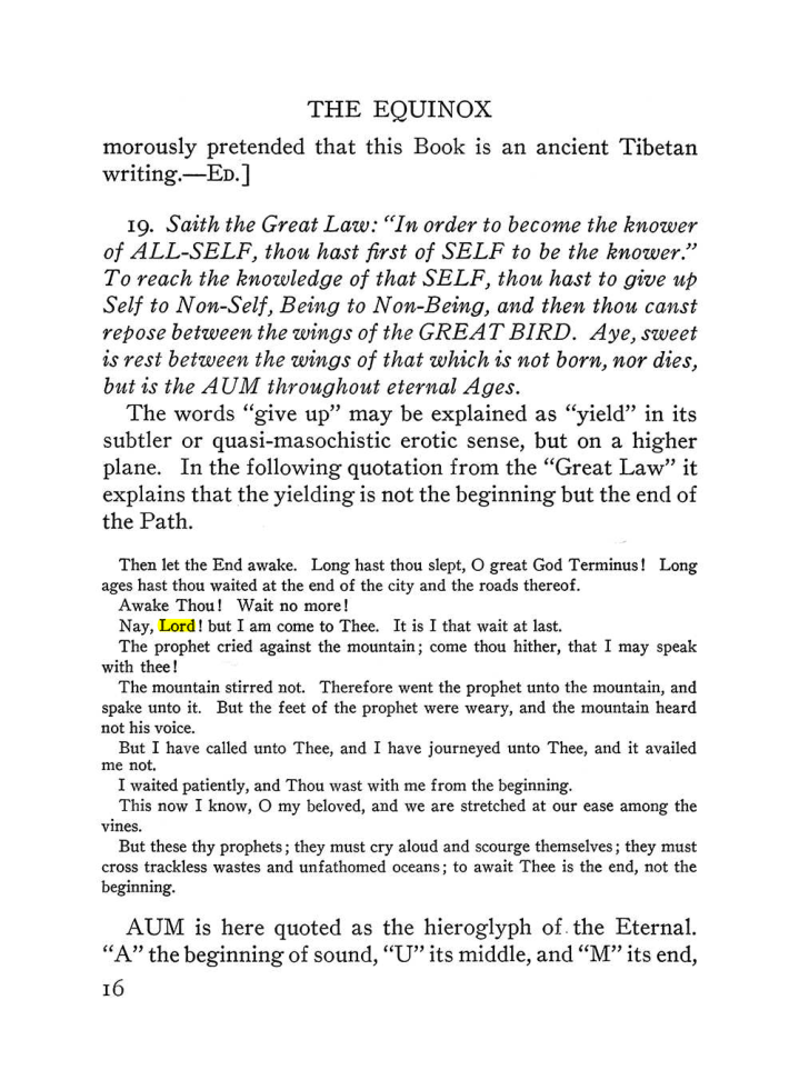 Original scan of The Equinox (Volume III, Number I), PDF page 338