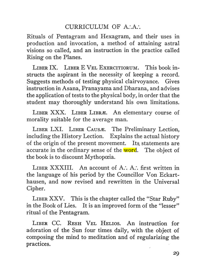 Original scan of The Equinox (Volume III, Number I), PDF page 35