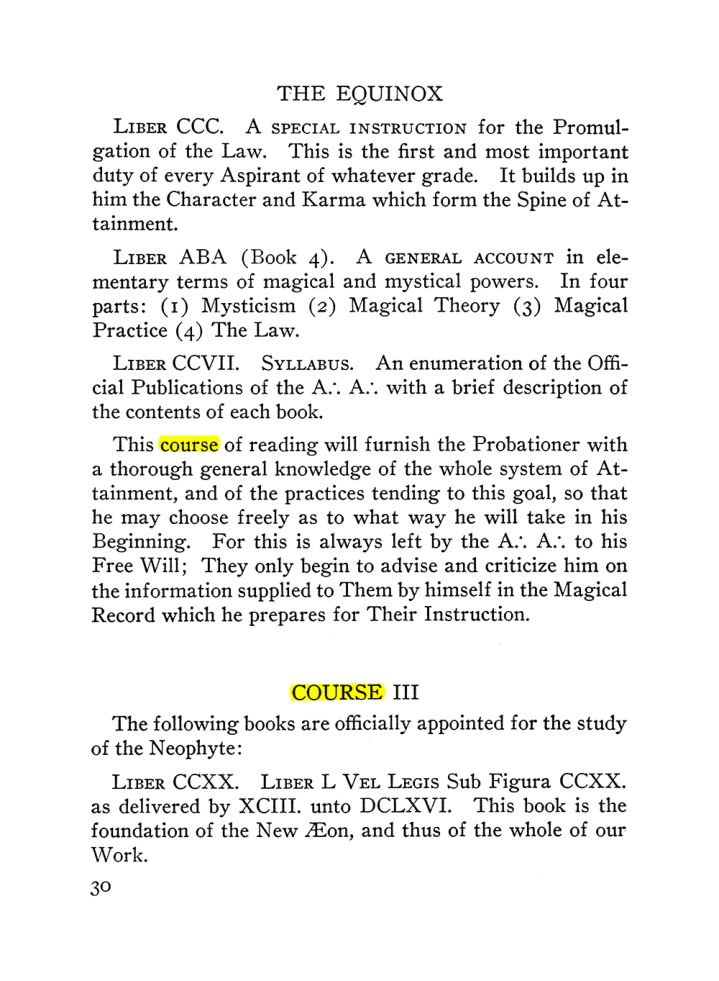Original scan of The Equinox (Volume III, Number I), PDF page 36