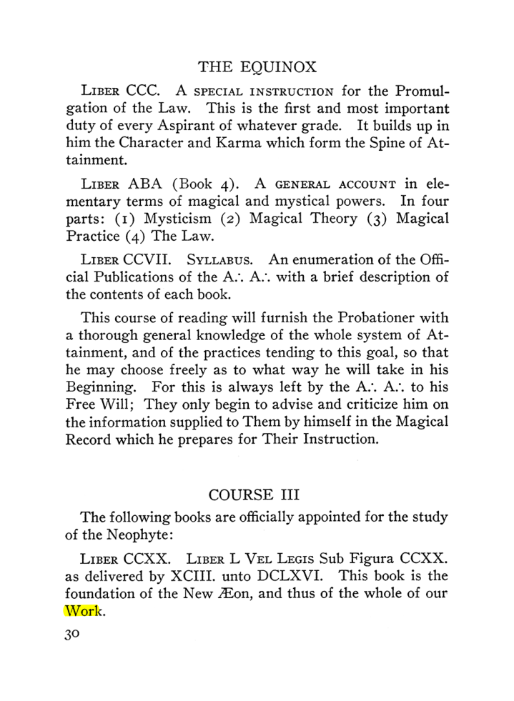 Original scan of The Equinox (Volume III, Number I), PDF page 36