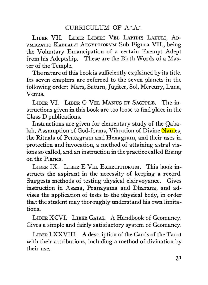Original scan of The Equinox (Volume III, Number I), PDF page 37