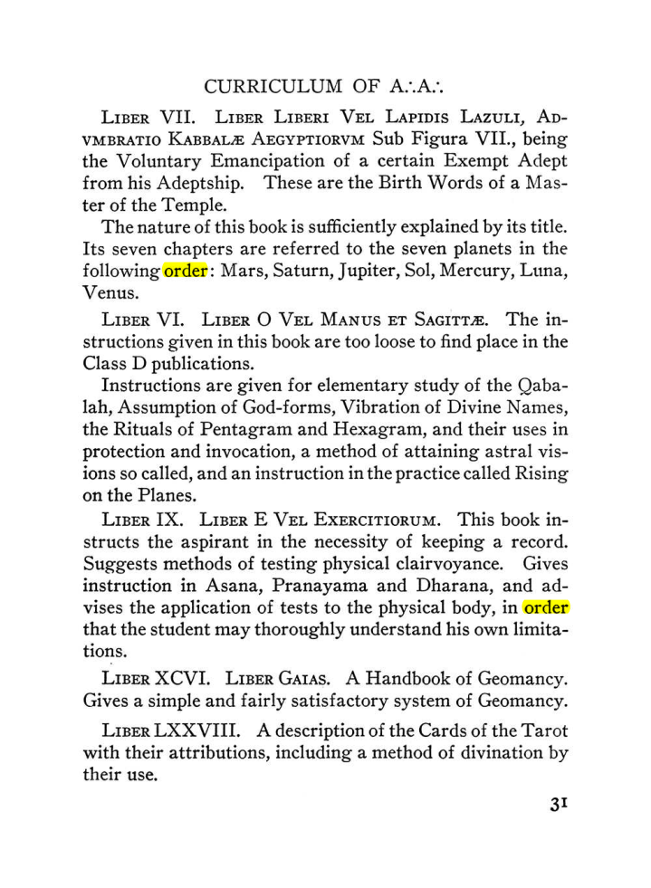 Original scan of The Equinox (Volume III, Number I), PDF page 37