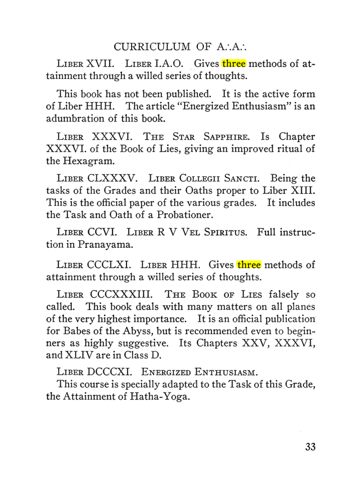 Original scan of The Equinox (Volume III, Number I), PDF page 39