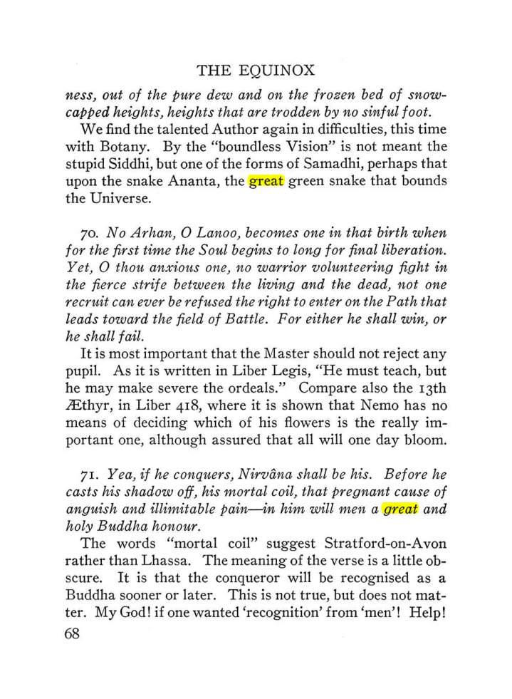 Original scan of The Equinox (Volume III, Number I), PDF page 390