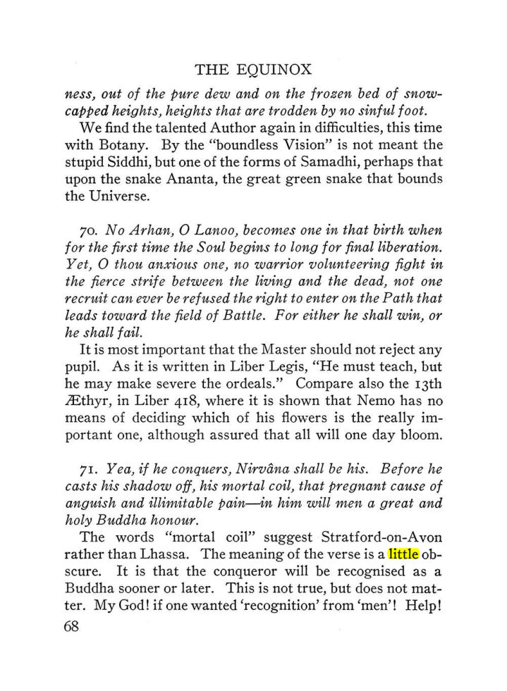 Original scan of The Equinox (Volume III, Number I), PDF page 390