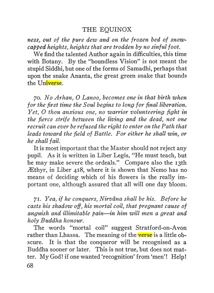 Original scan of The Equinox (Volume III, Number I), PDF page 390